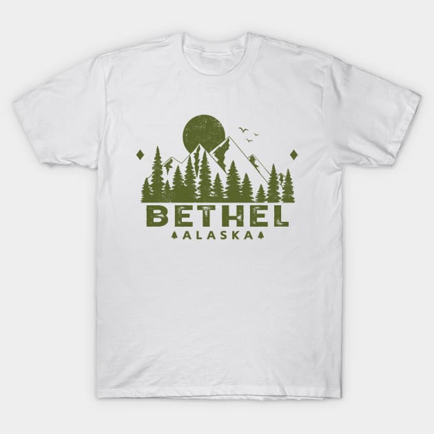 Bethel Alaska Mountain Souvenir T-Shirt by HomeSpirit